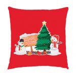 Χριστουγεννιάτικο μαξιλάρι με ευχές