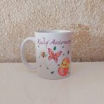 Πασχαλινή κούπα πεταλούδα με πουλάκι "Καλή Ανάσταση"