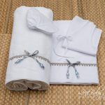 Λαδόπανο λευκό “Γήινες Αποχρώσεις” Lina Baby 1442-1