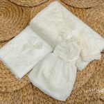 Λαδόπανο εκρού "Δαντέλα Γαλλίας" Lina Baby 618-2