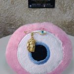 Κεφαλή Χριστού ασήμι 925 επίχρυσο με παραμάνα