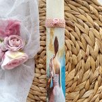 Λαμπάδα αρωματική εκρού "Μπαλαρίνα