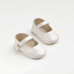 Παπουτσάκια αγκαλιάς Εκρού EVERKID K600Ε