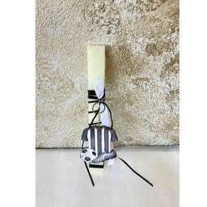 Πασχαλινή Λαμπάδα ΠΑΟΚ φανέλα αρωματική λευκή