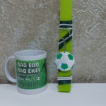 ΣΕΤ Πασχαλινή Λαμπάδα πράσινη με κούπα "ΠΑΝΑΘΗΝΑΪΚΟΣ"