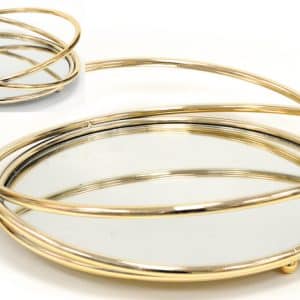 Δίσκος χρυσός με καθρέπτη