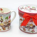 Χριστουγεννιατικη κούπα απο πορσελάνη