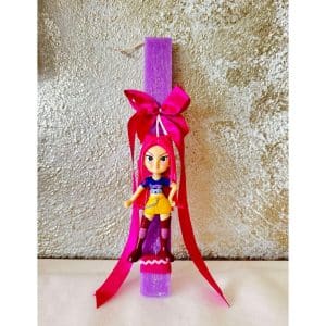 Πασχαλινή Λαμπάδα Mira K-POP HUNTRIX HUNTERS DEMON μωβ αρωματική