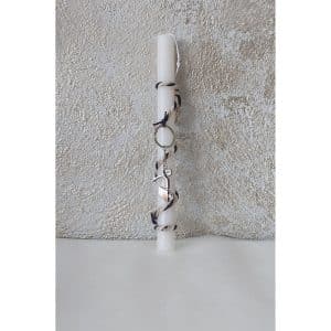 Πασχαλινή λαμπάδα Βέαπα/Μηχανάκι αρωματική λευκή