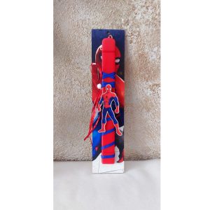 Πασχαλινή Λαμπάδα SPIDERMAN αρωματική με πλάτη