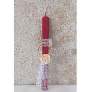 Πασχαλινή Λαμπάδα με λουό'ι και κρίκο γυναικεία