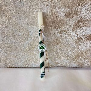 Λαμπάδα πασχαλινή ΠΑΝΑΘΗΝΑΪΚΟΣ αρωματική τετράγωνη