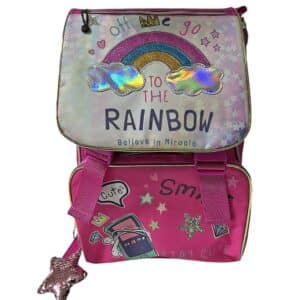 Σχολική τσάντα δημοτικού Rainbow ροζ για κορίτσι